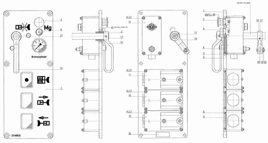 Prüf - und Anzeigefeld AV-UV 1004